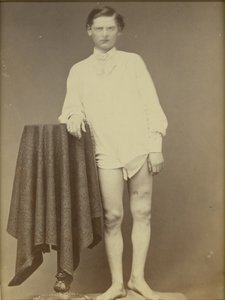 Soldado herido de la Guerra Civil (Charles Westerfield, Museo Médico del Ejército, Especimen No. 4278), abril de 1865 de William Abraham Bell